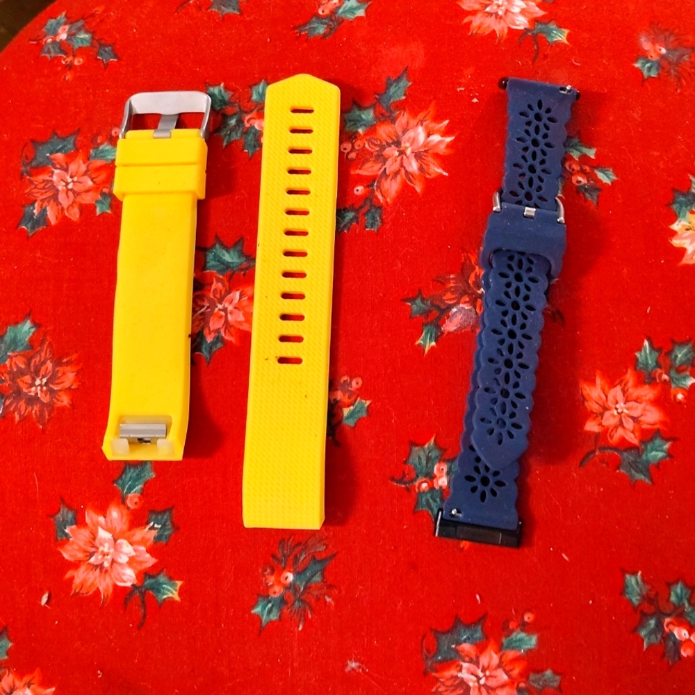 Uxcell Silicone Watch Band 18mm Soft Rubber Watch Strap with Plated Stainless St